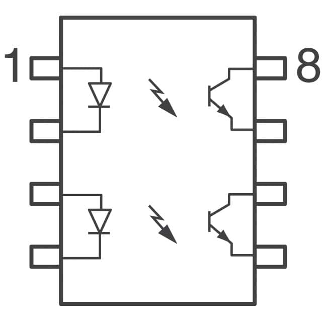 ILD211T Vishay Semiconductor Opto Division  Optoisolators - Transistor Photovoltaic Output